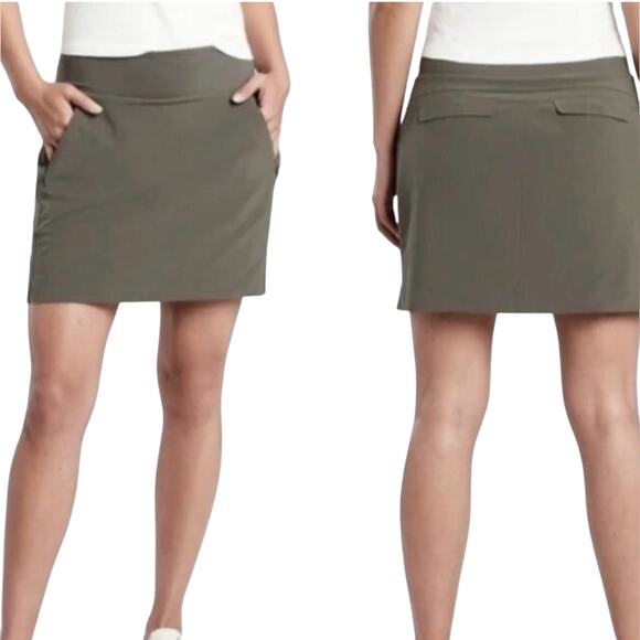 Athleta Pants - Athleta SoHo Athletic Pull On Skort in Dark Gray Size 4